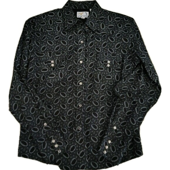 2 Western Cowboy Shirts Size M Pearl Snap Cotton Brooks & Dunn Panhandle Slim - Picture 2 of 11